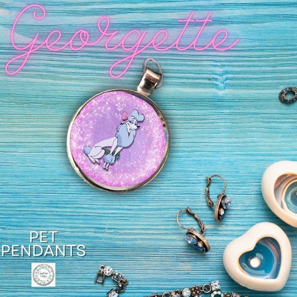 Disney Oliver and Company-Pet Tag "Georgette", Tag accessory for pet collar - Picture 1 of 2